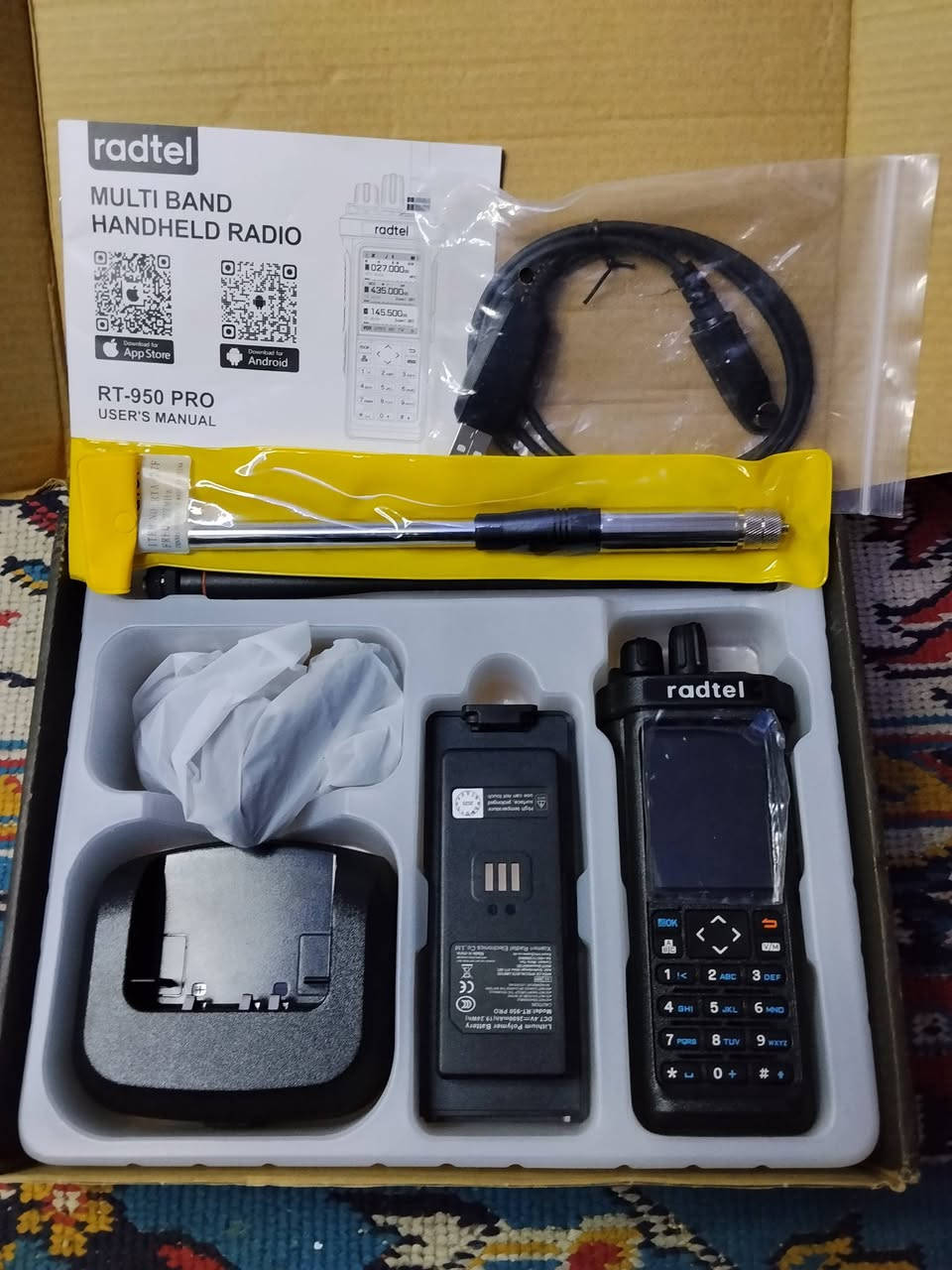 جهاز راديو محمول من نوع Radtel RT-950 Pro، وهو جهاز اتصال متعدد النطاقات.تتضمن الحزمة هوائيًا طويلًا وقابلًا للتمديد لتحسين استقبال الإشارات والإرسال سعر 65الف شامل التوصيل


**إذا كنت صاحب هذا الإعلان وتريد حذفه لأي سبب، رجاءا أرسل رسالة إلى الدعم الفني**