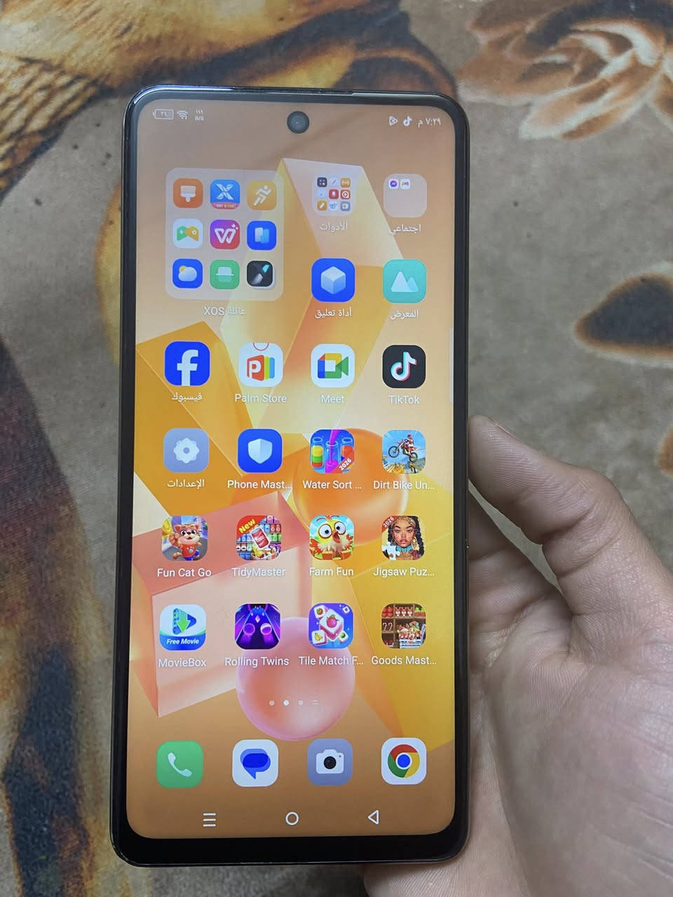 السلام عليكم  lnfnix X6837 رام8في8 قابلة للتوسيع الذاكره 256للبيع سعر 140بي مجال قليل تلفون نضيف مكاني تكريت هذا رقمي ***********
