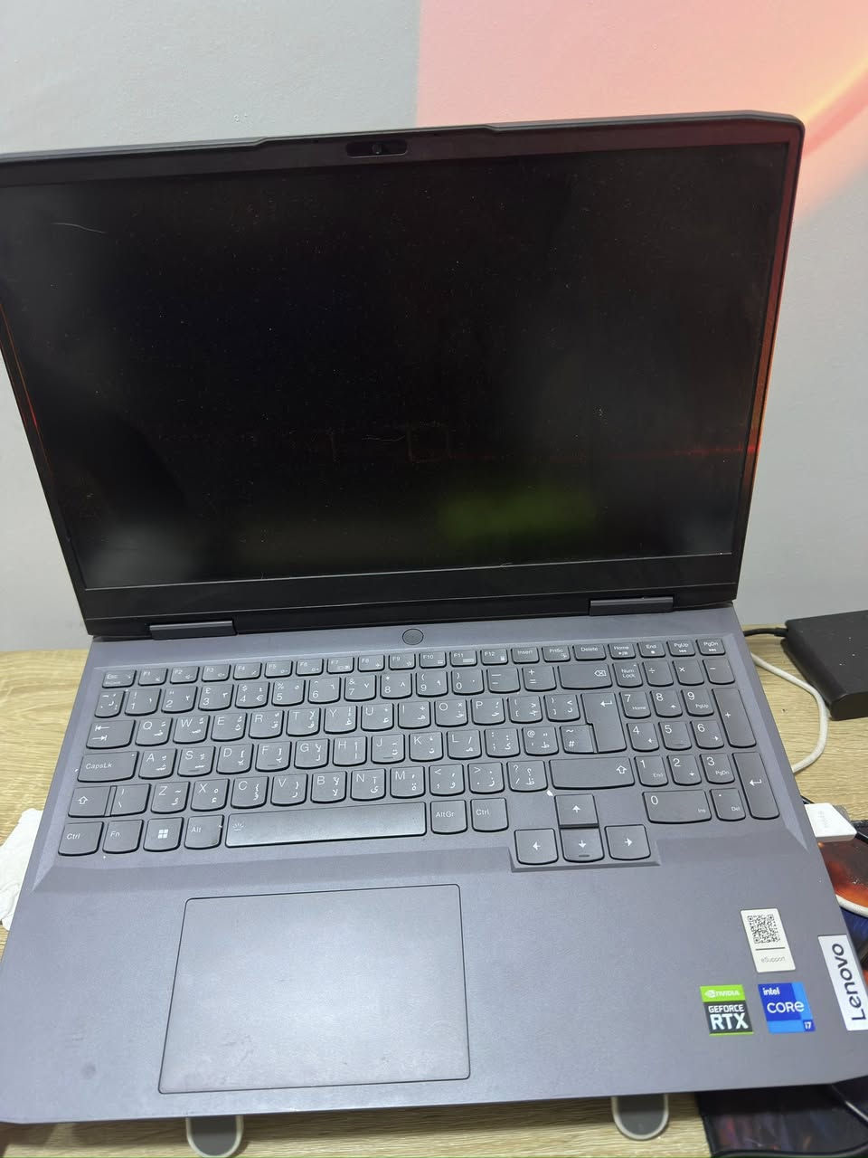 السلام عليكم للبيع
Lenovo loq 15IRX9 
المعالج I7 جيل 13
I7 13H
مساحه تخزين 512 ssd
الرامات 16GB
كرت شاشه 4050 6GB 
جهاز نظيف كلش هو وشاحنته كامل مكمل على حالة الوكاله استخدام قليل كلش 
مكاني بغداد / ***********
السعر مليون و350 وبي مجال بسيط
