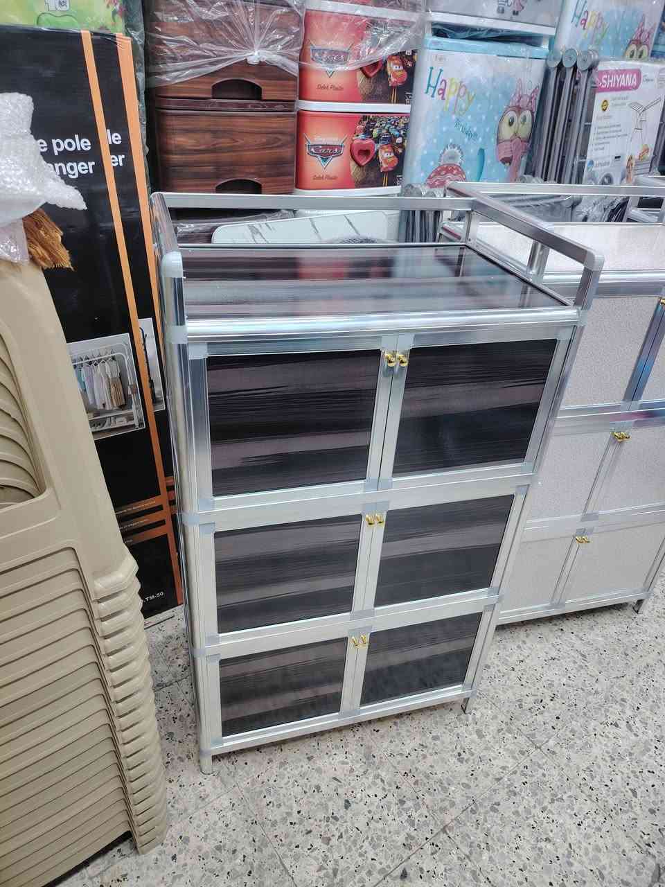 بس ب٥٥ الف دينار والتوصيل مجاني كافة انحاء العراق دولاب المنيوم متعدد الاستعمال شرط شغل درجه اولى براغي من اول رف الى اخر رف مع ضمان الجوده كلشي تكدر تستعملا بلمطبخ غرف النوم مكاتب محلات كلشي يصير شغل رقم واحد على واحد قياسا ٦٥ عرض ٤٥ عمق ١١٥ ارتفاع عنوانا موصل الساحل الايسر دركزليه قبل شارع المركز بثلاث محلات اذا انت جاي من اتجاه مجسر السويس بعد مطعم حسين الشيخ للاستفسار الاتصال على الرقم *********** *********** سنتر العزاوي لديكم لا خوف عليكم
