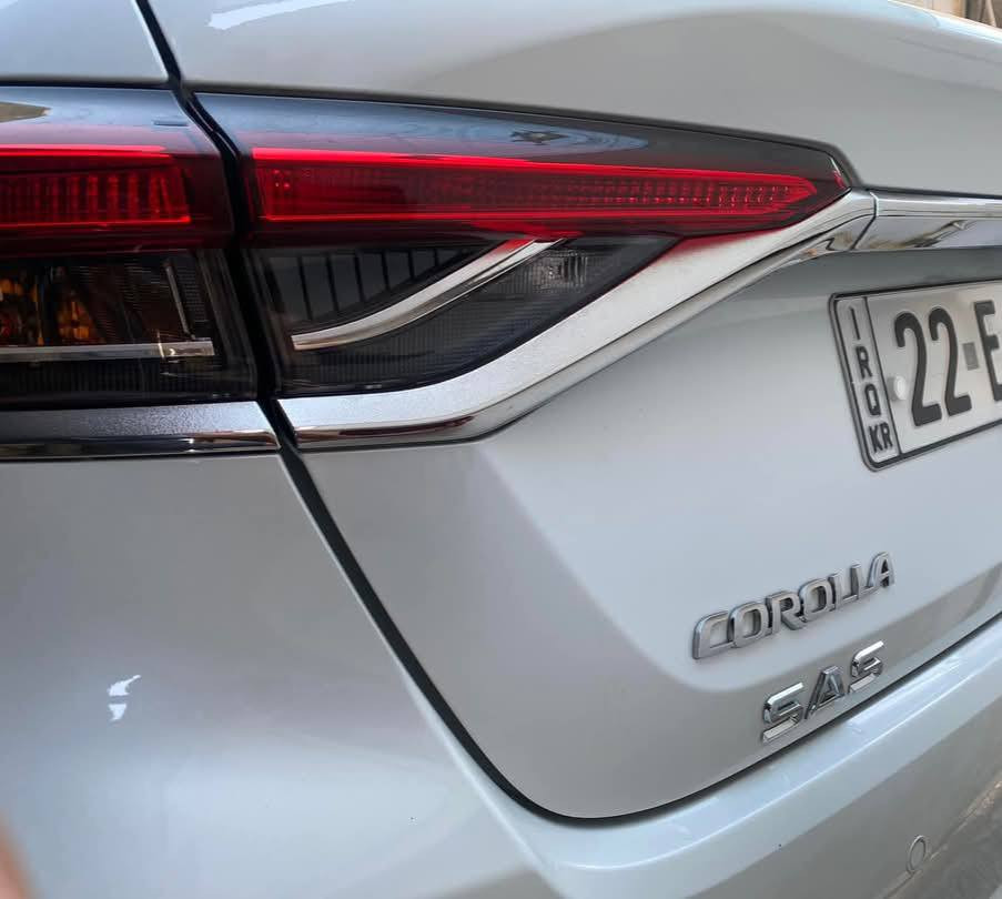 السلام عليكم
كورلا خليجي 2023 كفاله عامه 
بانزين 🇯🇵

داخل الضمان ساز / 100 ألف أو 5 سنوات 

فول ما عدا الفتحه 
محرك 1800
بصمه تشغيل    عدد  2
بصمه ابواب 
ترحيب عند الاقتراب 
حساس أمامي خلفي
4 جام اوتو 
3 وظعيات قيادة 
عدسات لد  كشاف لد
جنطه كهرباء 
غرفه لونين
مرايه شفط
كامره
مرايه وسطيه تعتيم 
تبريد شاشه... قطعتين 
تحكم ستيرن جهتين 
عداد تجيتل
شاشه أبل كاربلي 
واير لس

سنويه           2028

رقم أربيل  22
السياره باسمي / تحويل ثاني يوم ...

ماشيه                       58 ألف 

مكاني بغداد 
تواصل  ***********
