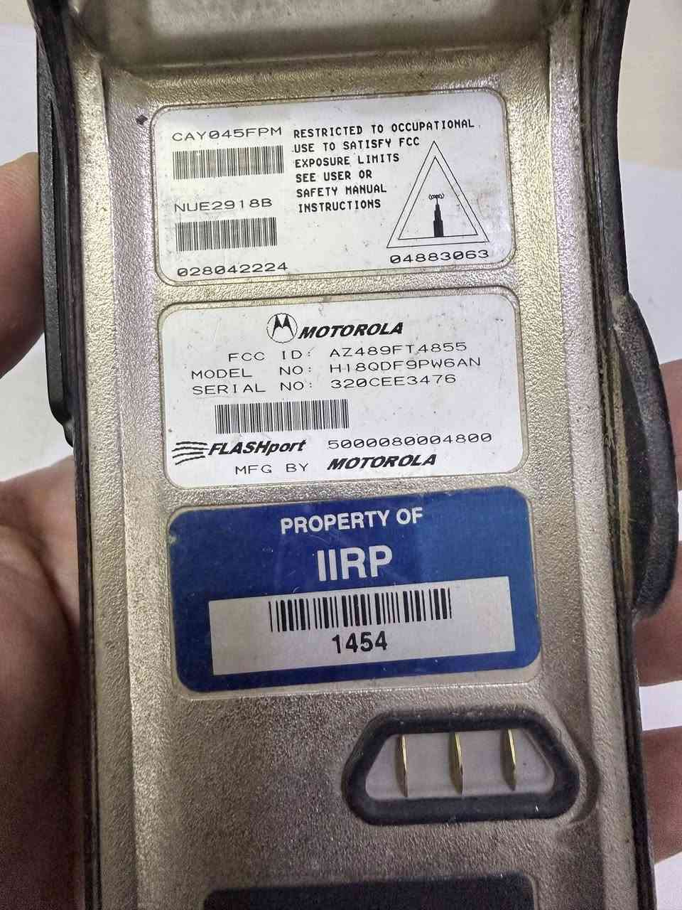 سعر بما يرضي الله
Motorola XTS 5000
Model: H18QDF9PW6AN
البطارية منتهية قاعدة الشحن و الشاحن موجودة  

* نسخة احترافية نادرة قابل للبرمجة
* يدعم ASTRO Digital / P25
* نسخة احترافية حكومية/مؤسسات
* يحتوي Flashport Features
* ليس نسخة اقتصادي


**إذا كنت صاحب هذا الإعلان وتريد حذفه لأي سبب، رجاءا أرسل رسالة إلى الدعم الفني**