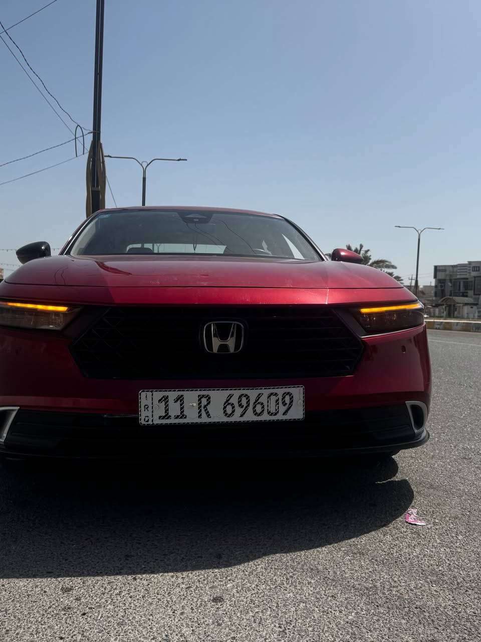 للبيع📍
هوندا اكورد 2024 تورنك
هايبرد 
اللون الخارجي:احمر برغندي 
الممشى :39 الف ميل 

مواصفات التورنك معروفة 
عزل ومتانة وثبات على الطرق ،رادارات وحساسات امامي وخلفي إشارة بالمرآة داتا شو تعرض السرعة والمسار ،كشنات تبريد وتدفئة، نقط عمياء وبقية المواصفات معروفة 

الضرر: جاملغ وباب ايمن امامي وهذا رقم الشاصي 👇
1HGCY2F87RA018499

رقم بغداد  
السعر 22,800$ وبيها مجال 

مكانها الانبار _الفلوجة 
***********
