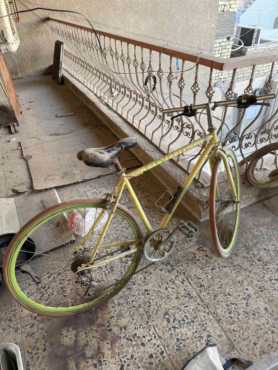 بايسكل ياباني حجم ٢٦ تايرات فاشه السعر ٦٥ وبيه مجال مكاني حي اور الرقم***********
