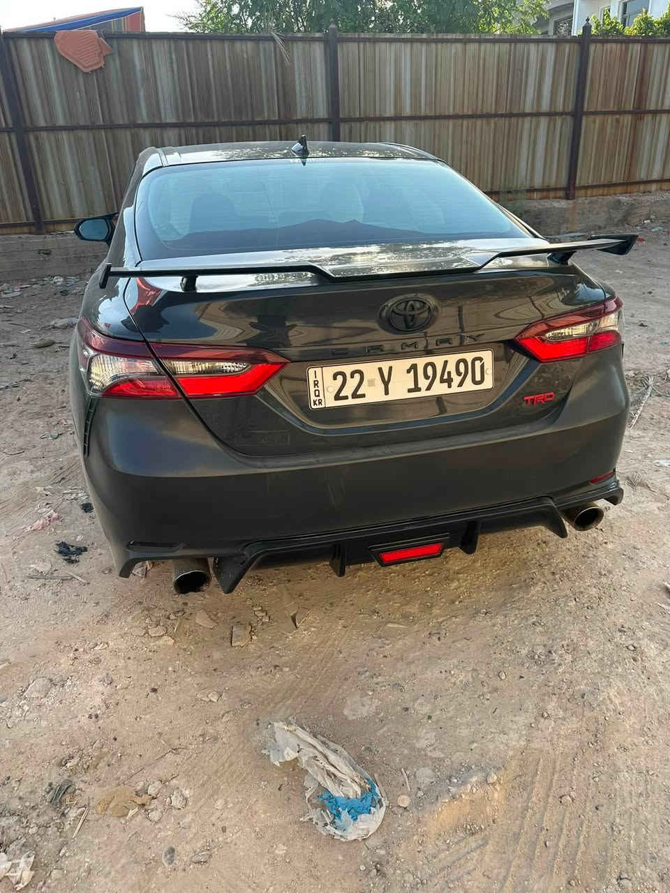 كامري موديل ٢٠٢٢ trd
مكينه 3500 دوش
تحكمات ستيرن
تدفئه ستيرن 
كشنات تدفئ وتبريد
اشاير ب المري رادرات جانبي وامامي وخلفي 
جيبي اس من امريكا 
ويل ١٩ 
صدر جديد امامي وخلفي 
3انظمة قياده 
اوتو هولد 
تو كلر نفطي و اسود 
شاشه كار بلي حجم كبير 
سماعات jbl
حادثها قطعتين وبسيط جاملغ وباب

مكاني ب بغداد ***********
