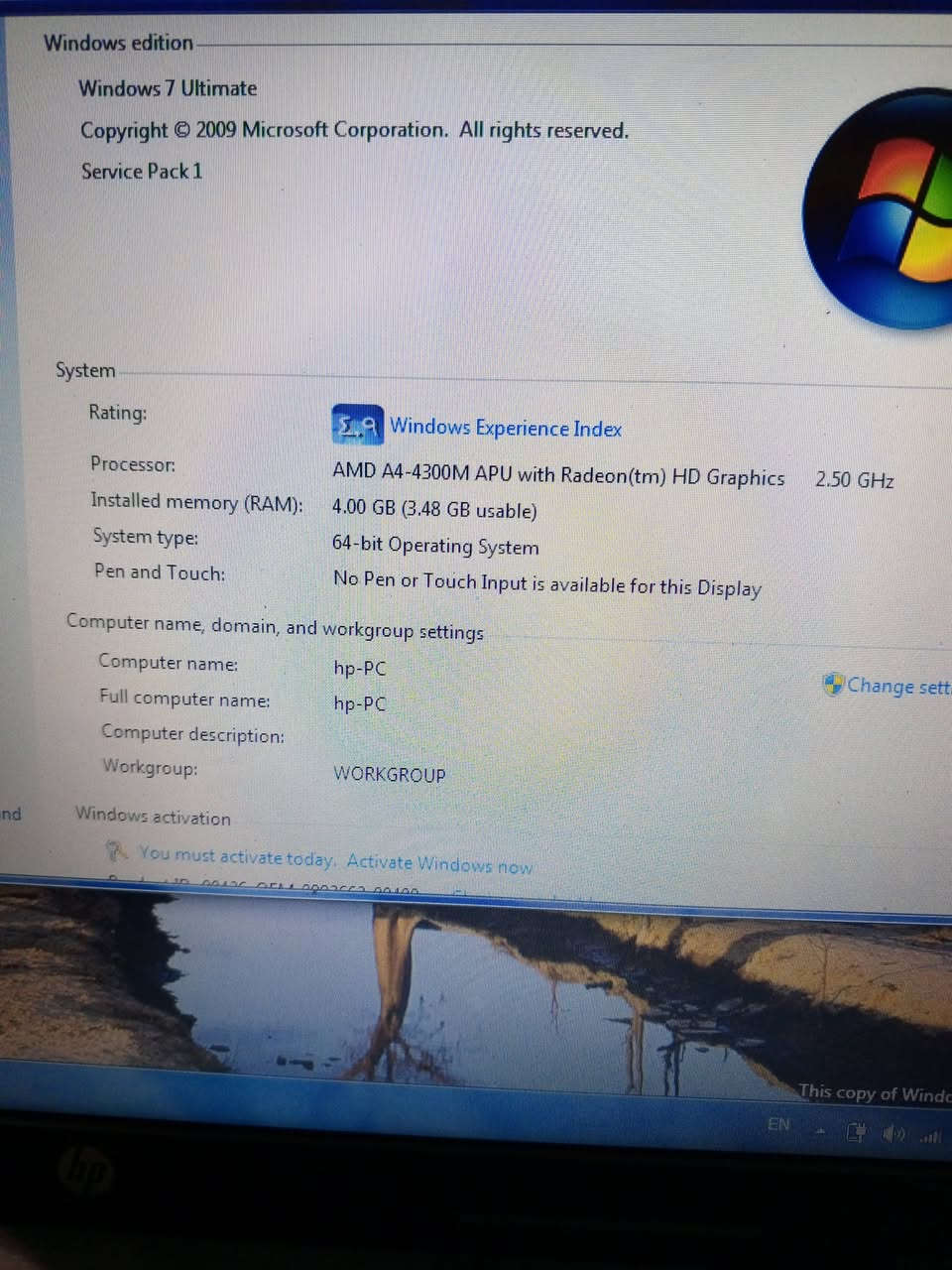 السلام عليكم اخوان لابتوب نوع hp للبيع تفاصيل مواصفات منزله صور للعلم بطاريته وقفت فقط يرادله بطاريه سعرها تقريبا 20الف  سعر اللابتوب 150الف وبيه مجال كلش بسيط مكان جلولاء


**إذا كنت صاحب هذا الإعلان وتريد حذفه لأي سبب، رجاءا أرسل رسالة إلى الدعم الفني**