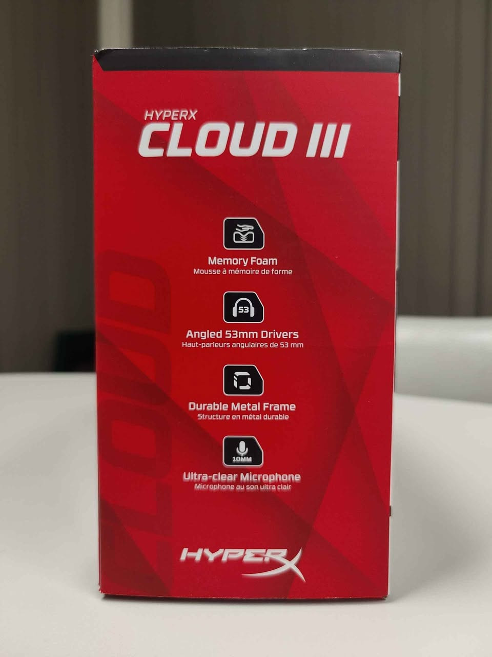 السلام عليكم 
للبيع سماعة HyperX Cloud III واير أصلية اصلية اصلية جديدة وليس اوبن بوكس كاملة مع المايكروفون والكارتون وكل الملحقات.
الوصف:
• الحالة: جديدة غير مستخدمة نظافة 100%.
• الملحقات: السماعة كاملة كل ملحقاتها الأصلية.
• المميزات: غنية عن التعريف، من أفضل سماعات الألعاب (Gaming) من ناحية الراحة وعزل الصوت اللي يعطيك صوت نقي جداً بالخطوات والألعاب التنافسية.
• التوافق: تشتغل على جميع الأجهزة:
(PC, PS4/5, Xbox, Mobile)

السعر: 120 الف
مكاني بغداد البياع بغداد, العراق


**إذا كنت صاحب هذا الإعلان وتريد حذفه لأي سبب، رجاءا أرسل رسالة إلى الدعم الفني**