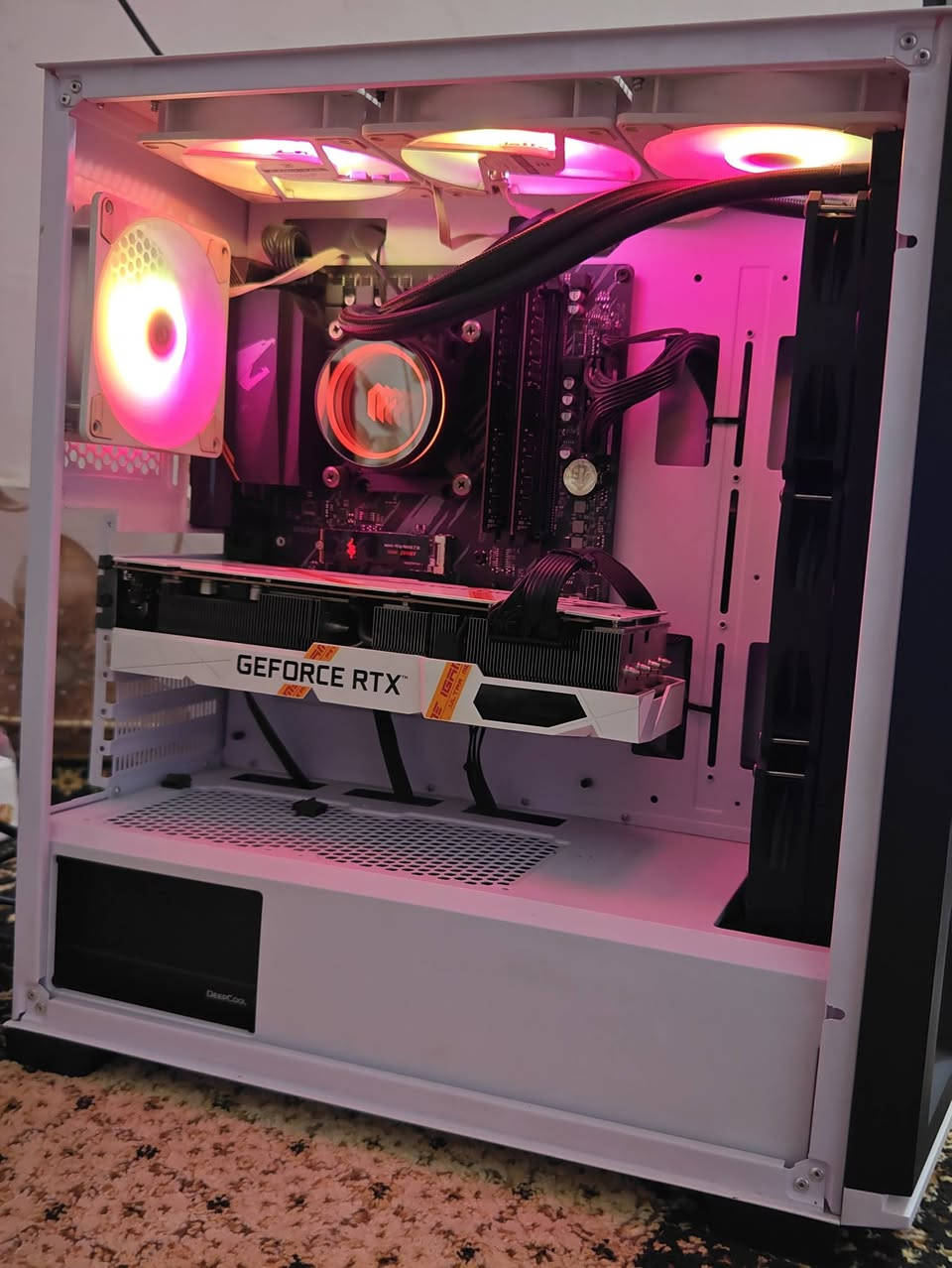 تجميعة
CPU r7 5700x

AIO 360 3fan

(GPU 3070 ti 3fan white 

RAM 32 16×2 

SSD HUADISK m.2 230 GB

MB B550M AORUS ELITE 

PSU deep cool 750w

مليون 200 الف


**إذا كنت صاحب هذا الإعلان وتريد حذفه لأي سبب، رجاءا أرسل رسالة إلى الدعم الفني**