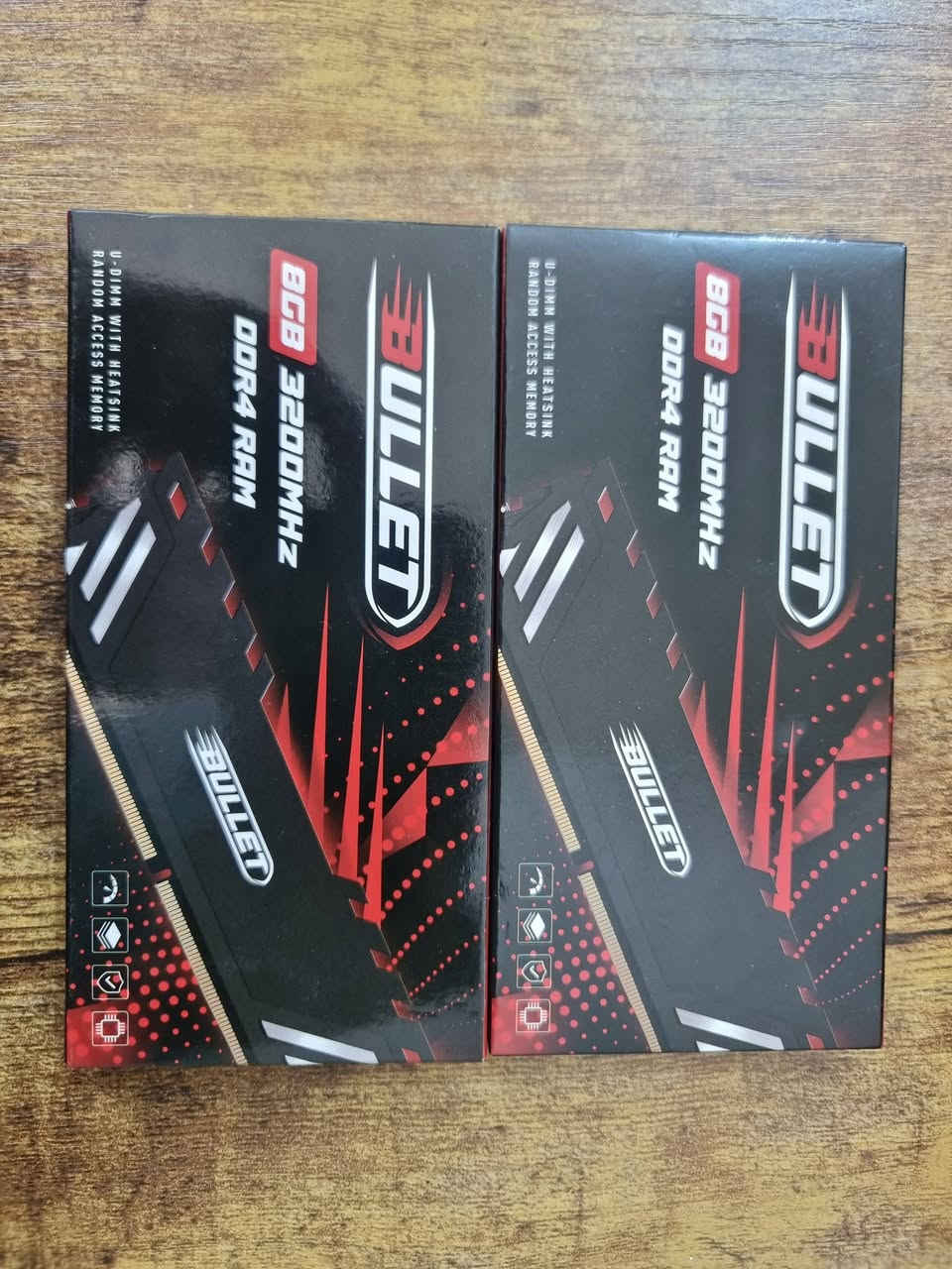 Ram bullet 2×8. 16 gb  3200hz 
التوقيت  43_19_19_19
السعر ١٢٠ وبيه مجال بسيط


**إذا كنت صاحب هذا الإعلان وتريد حذفه لأي سبب، رجاءا أرسل رسالة إلى الدعم الفني**