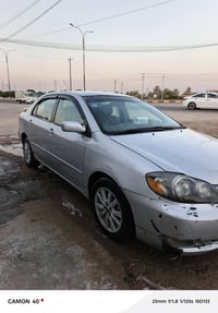 كورلا نحله 2008مصبوغه عام اثر جراد بيها الجاملغ جهت السايق سياره جاهزه...