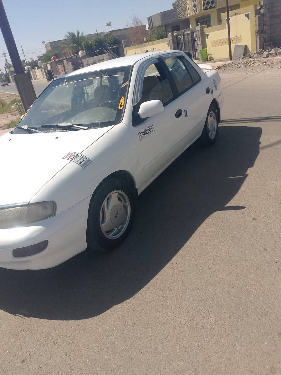 بعد التحية....
سيفية موديل 94 مصبوغه حزام جمالية صدر امامي خلفي نفظ 
مكينة صغيره مفتوح مكفوله الگير كفاله تخم تاير غرفة جيدة جدا رقم بغداد انكليزي بأسمي السنوية ل29 هزه ماساقطة السعر 38وبي مجال العنوان واسط الصويرة ***********
