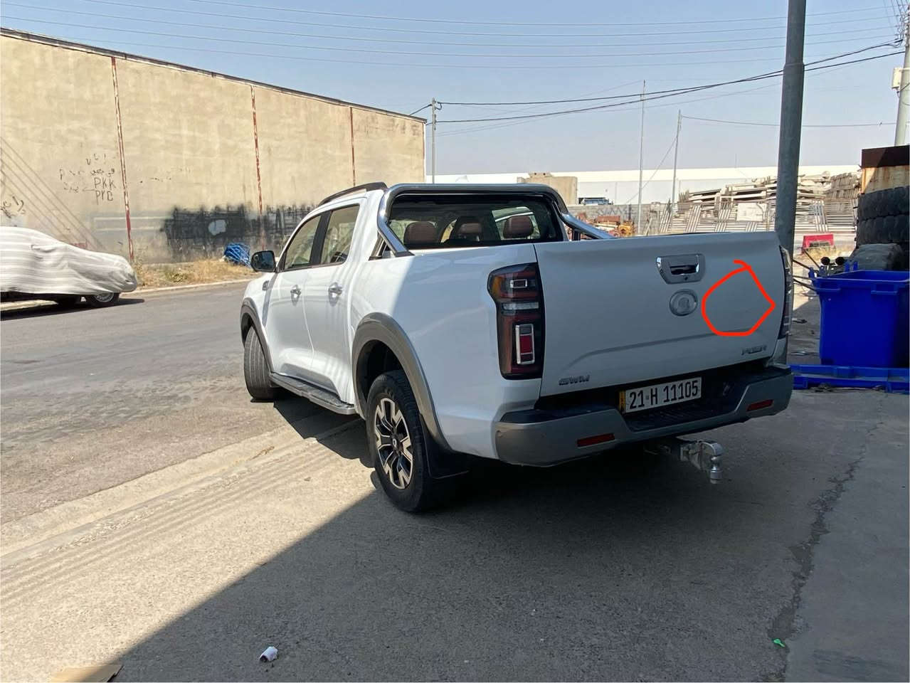GWM POER 2021  فول موسةفات توزيك ساردي هةية لة وينةكة ديارة  سعر 175 ورةقة توزيك مجال 
ژمارة  *********** أربيل, العراق
