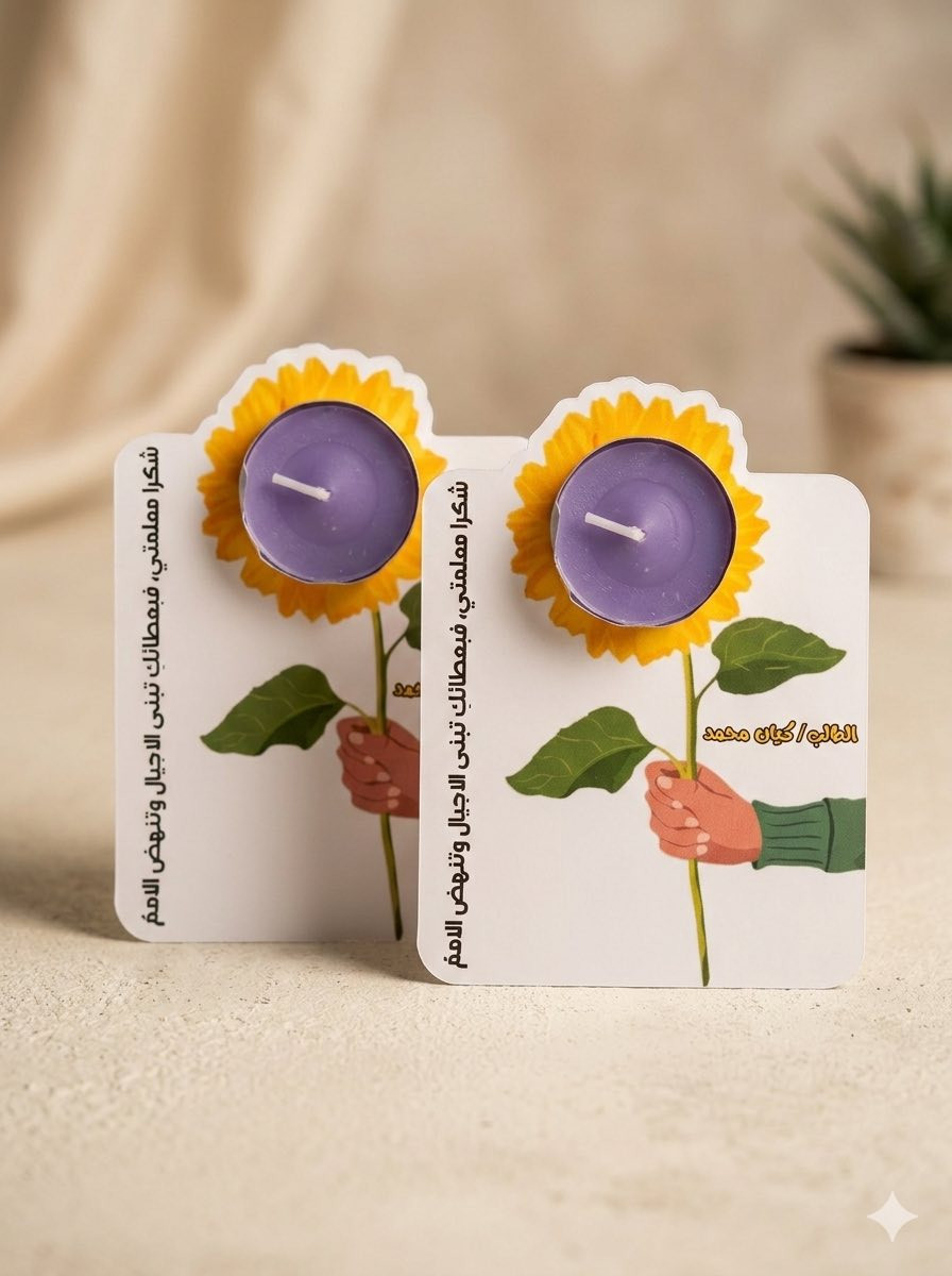 "نصنع لك ما نفخر نحن به أولاً."😌
توزيعات متنوعة لعيد المعلم 💕
الصور كلهن شغلي فقط عدلت على بعص الصور خلفية لان ما مصورتهن تصوير حلو 🥹


**إذا كنت صاحب هذا الإعلان وتريد حذفه لأي سبب، رجاءا أرسل رسالة إلى الدعم الفني**