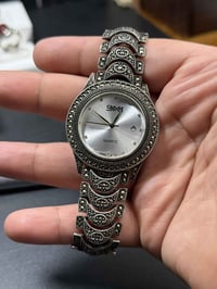 ساعة فضة 925 وزنها 76.50  اعلى سعر ابيع متوفر توصيل محافظات   07722162...