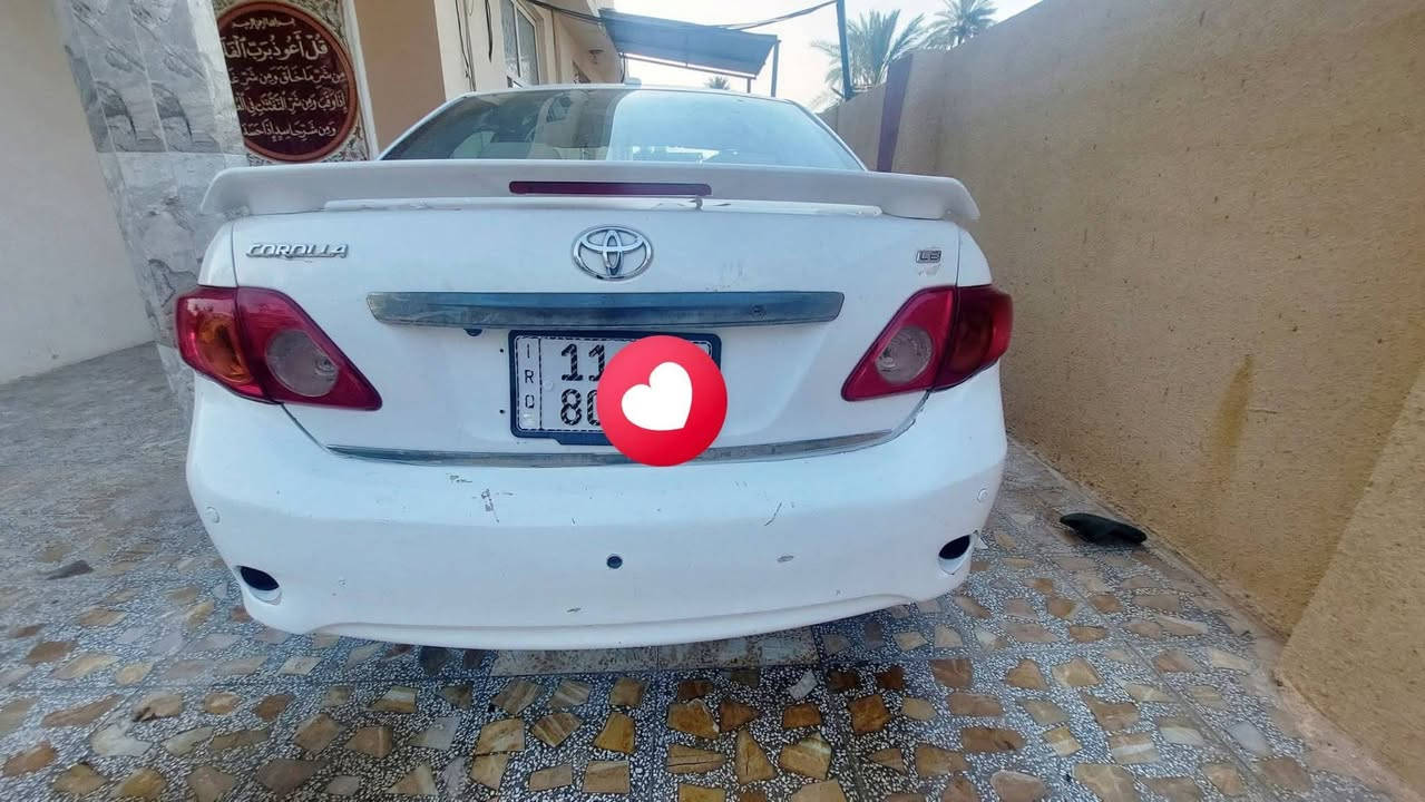 السلام عليكم
كورلا ٢٠٠٩ وارد امريكي 

السيارة كير محرك كهربائيات مكفولات
تبريد يشتغل
شاشة 
تخم تاير 
صدر جديد 
بيها ٣ قطع تبديل وقطعة صبغ
بدون دواخل 

سيارة احلا من الصورة 
السعر ٩٠ بيها مجال

مكانها ديالى الغالبية 
***********
