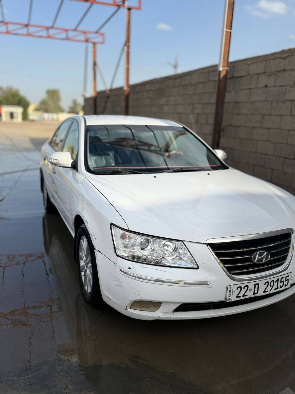 سلام عليكم سوناتا موديل 2009وارد امريكي مكينة 2400بيهة ثلاث قطع صبغ اثر جردرقم اربيل هزة وسنوية جديدة***********استفسار
