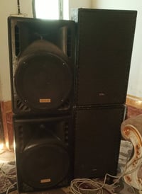 وبركاته  سماعات للبيع زوج صب أصلي شركة ساونك كنك حجم 15 انج واطيه وكوا...