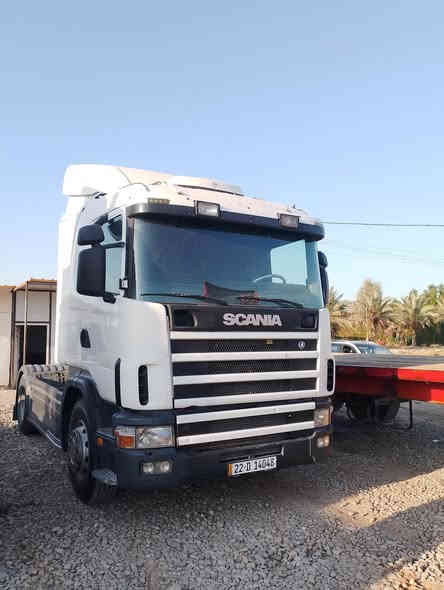 السلام عليكم سكانيا للبيع 2004 رقم انجليزي تخم تاير مكان الصويرع السعر 155 للاستفسار ***********
