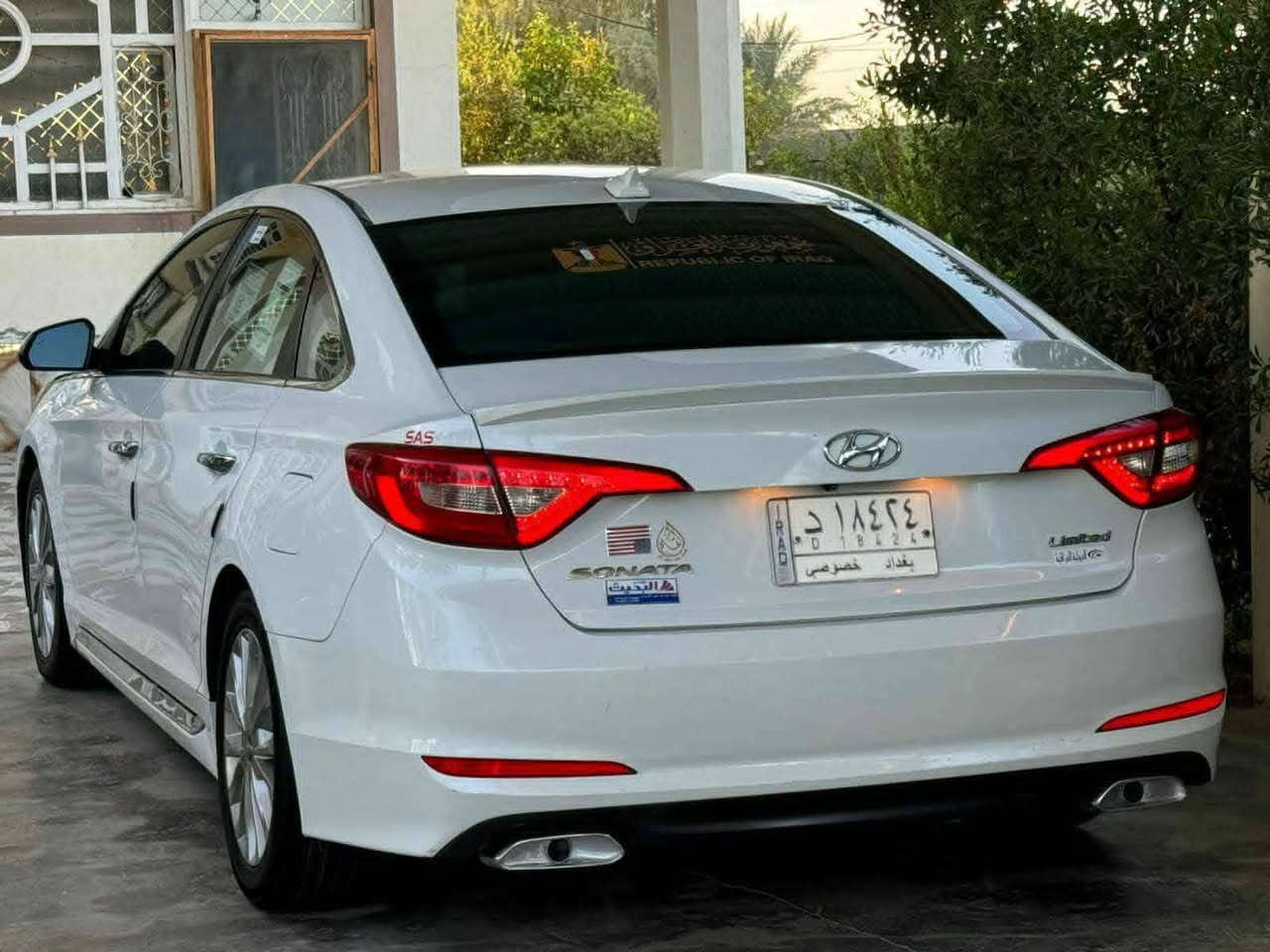 سوناتا امريكي موديل 15 للبيع فول مواصفات لمتدد رقم بغداد الإنكليزي بسمي ستوني مداور يعني هزه وفحص جديد .بيه قطعه وحده السياره جديده .السعر 123 مكان السياره قضاء الشامية .للاستفسار الخاص مفتوح وايضا واتساب ***********
