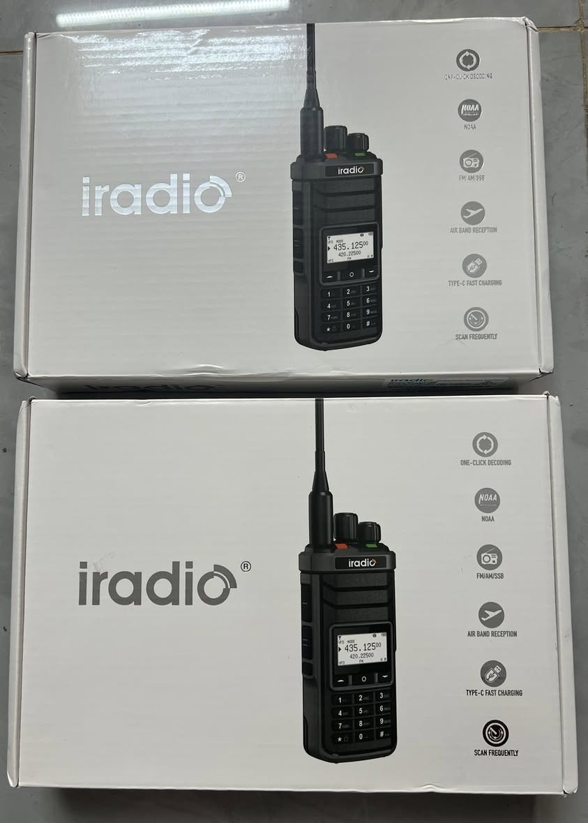 متوفر فول باند UV-88
الارسال 5 واط واستقبال ( VHF UHF ) .. 

الاستقبال (  SSB / LSB / CW / FM / AM / SW / LW / airband / CB )

جهاز لاسلكي يدوي (Walkie Talkie) متعدد النطاقات. 

يحظى هذا الجهاز بشعبية واسعة بين هواة اللاسلكي والأنشطة الخارجية نظراً لامتلاكه شريحة استقبال متطورة (Si4732) تدعم التقاط ترددات الموجات القصيرة والطيران، مع ميزة الشحن الحديث عبر منفذ Type-C.

السعر والتفاصل خاص .. 

متوفر توصيل ..


**إذا كنت صاحب هذا الإعلان وتريد حذفه لأي سبب، رجاءا أرسل رسالة إلى الدعم الفني**