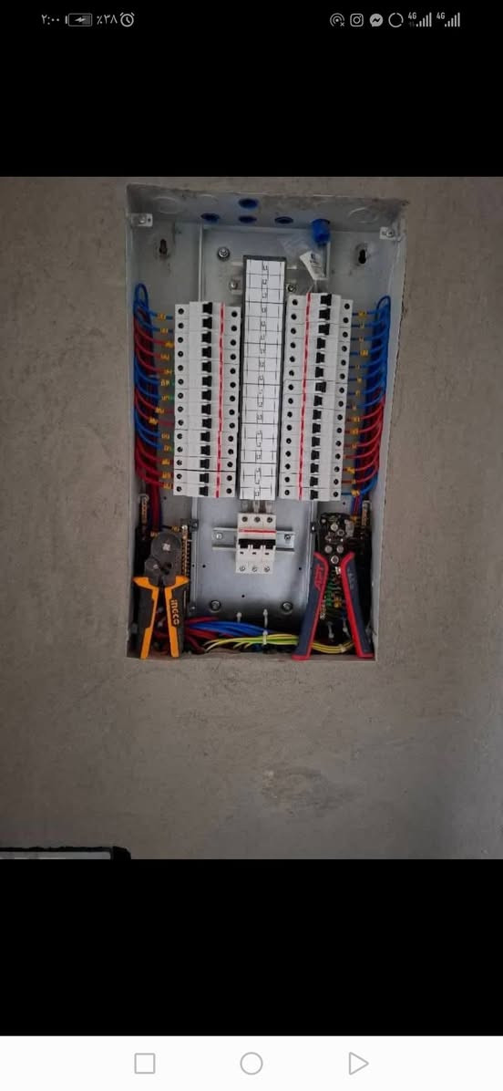 تأسيس بواري كهربائيات منزليه محمد الكهربائي ***********
