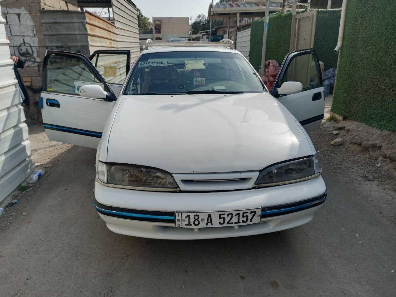 سلام عليكم دايو برنس موديل95اوتماتيك صدر جديد  تخم تاير تبريد شغال كهربائيات كله شغال سياره رقم بابل إنكليزي مشروع وطني بسمي تحويل ثاني يوم سنويه2030.اله شهر واحد بسمي  ***********اثير وتساب سياره احلى من صور مكان بغداد البياع سعر38 بيه مجال للطيبين
