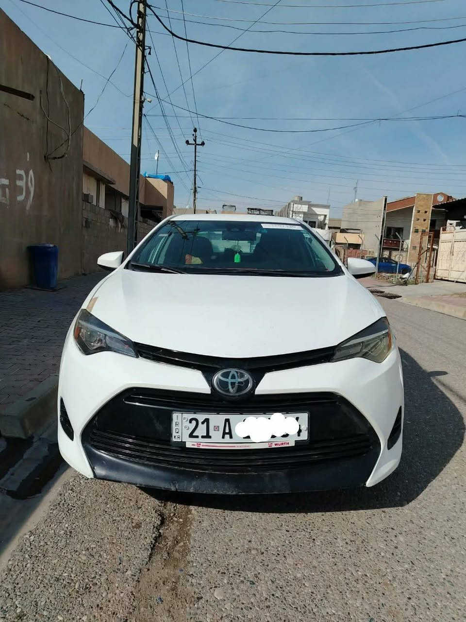 سياره كورلا لون ابيض موديل 2018 امريكي  رقم سليمانيه انكليزي سياره مكفوله گيرر محرك تايرات تخم 
♦مكلف بل نشر 
♦***********
