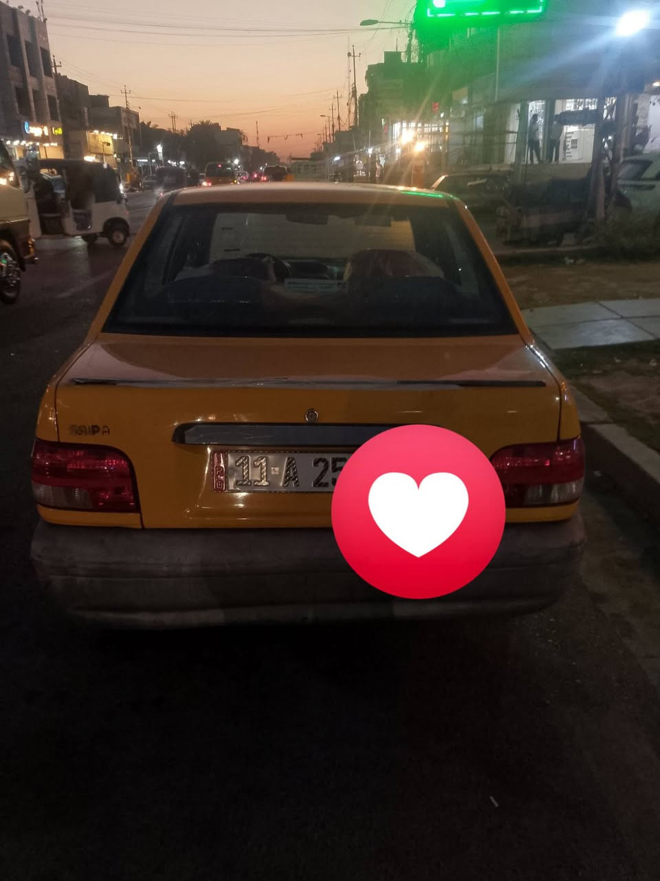 🚕 للبيع Saipa موديل 2015
لون أصفر أجرة
قير عادي
السيارة استخدام شخصي وحالتها جيدة
❄️ التبريد شغال ممتاز
اقتصادية وعملية للاستخدام اليومي
💰 السعر 32ورقة 
📍للاستفسار التواصل خاص
الله يبارك لصاحب النصيب �


**إذا كنت صاحب هذا الإعلان وتريد حذفه لأي سبب، رجاءا أرسل رسالة إلى الدعم الفني**