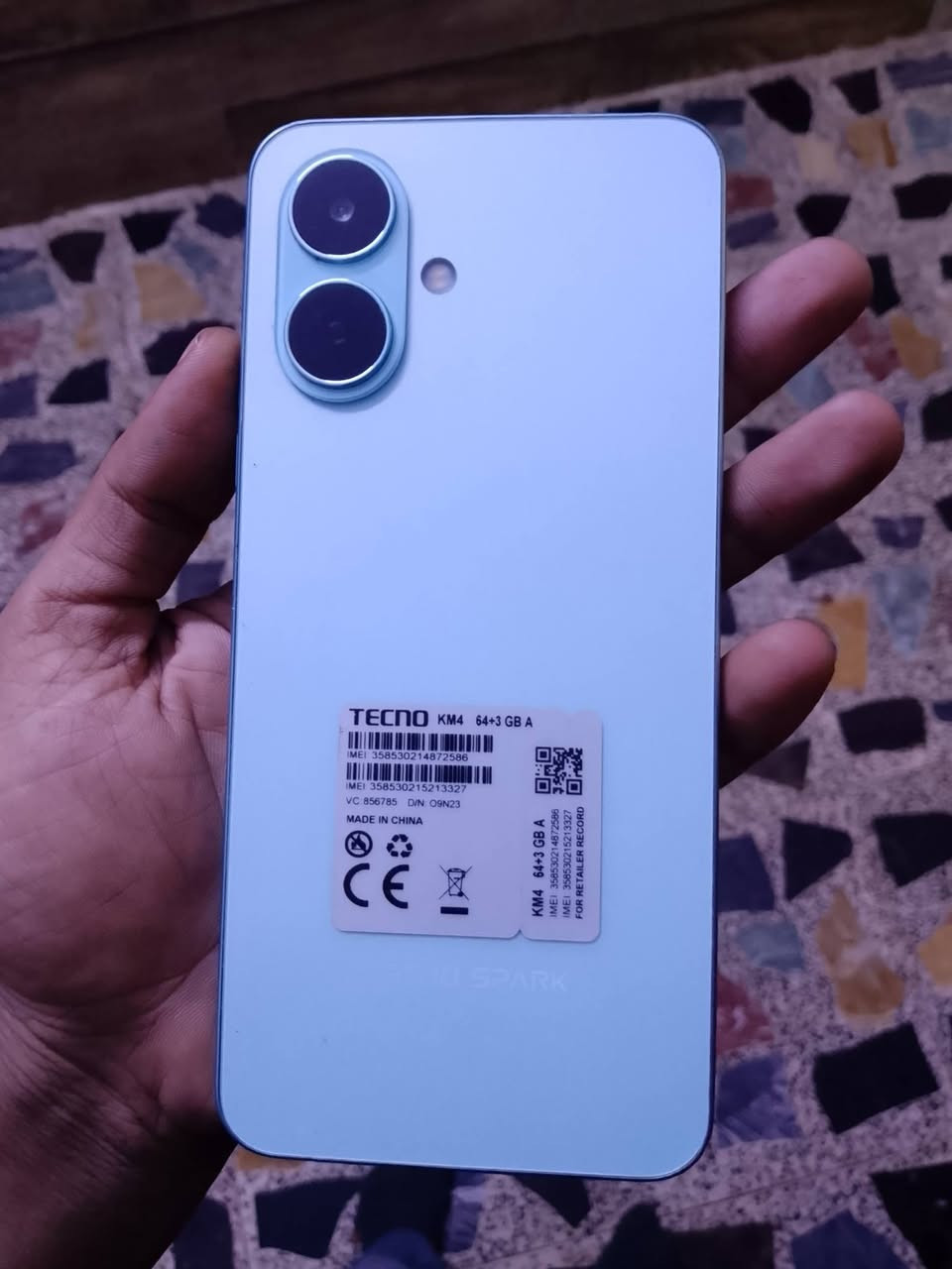 سلام عليكم موبايل جديد قبل شهر شتريته غراضه كامل موبايل كلش جديد اسم جهاز TECNO SPARK Go 2 الذكره 64 مكاني بغداد المدينه راقمي *********** السعر 100
