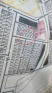 قطعه ١٢٥ متر رقمها ١٥٤٩ شارع ٢٠ قطع اراضي موظفي امانة بغداد الزعفرانيه...