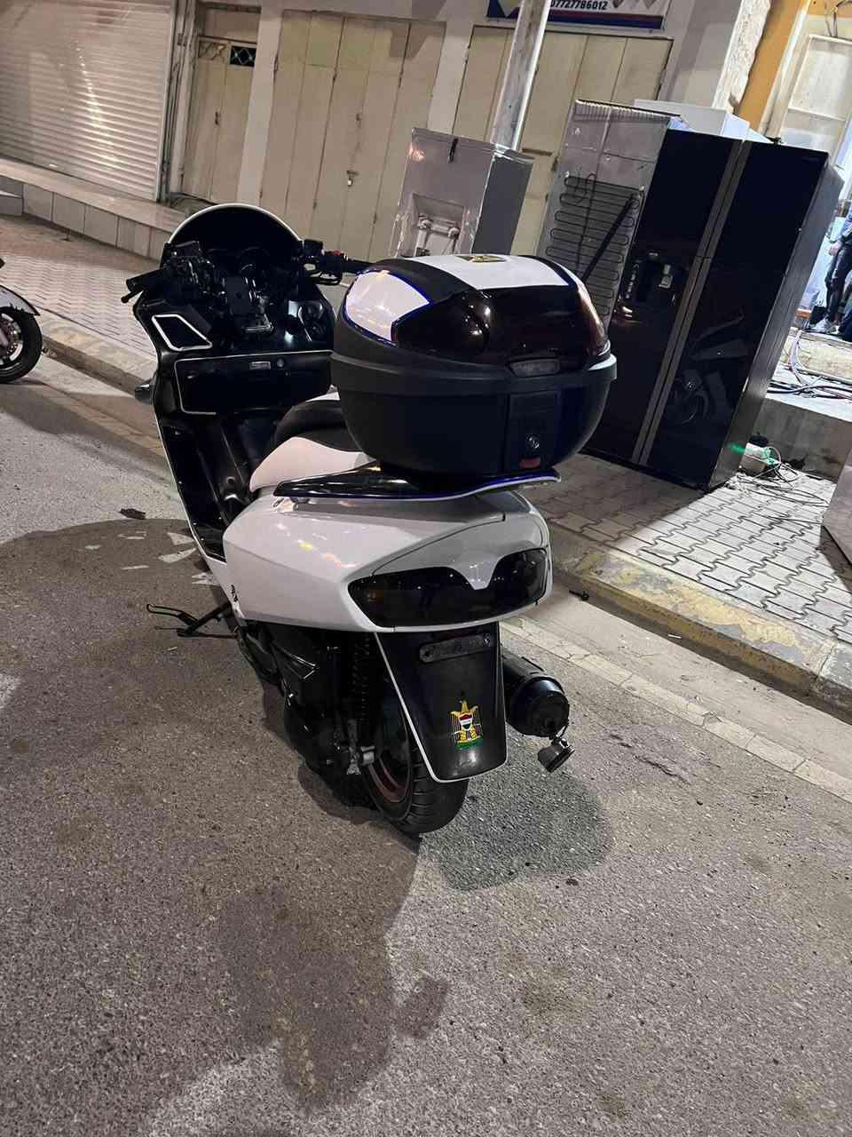 سلام عليكم
فورسه 06 دراجه خير من الله 
مكفوله شلعه ومعدل فول  الهاتف ***********
مكان دراجه ديالى جلولاء
