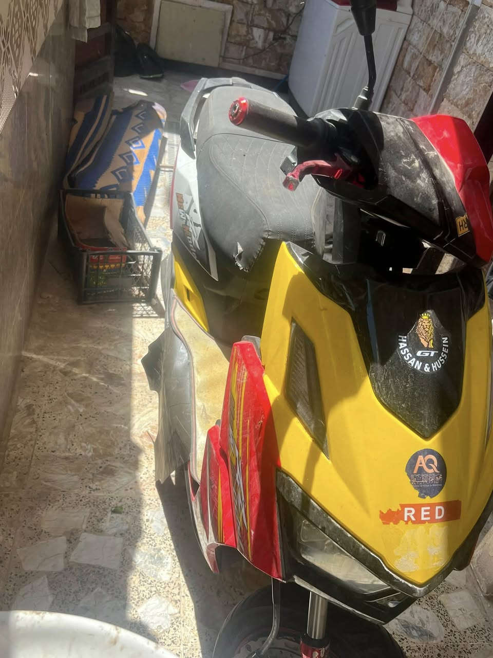 سلام عليكم دراجة شحن للبيع سعر 550 نظيفة دراجة اتصال على هذا الرقم*********** مكان بغداد العبيدي
