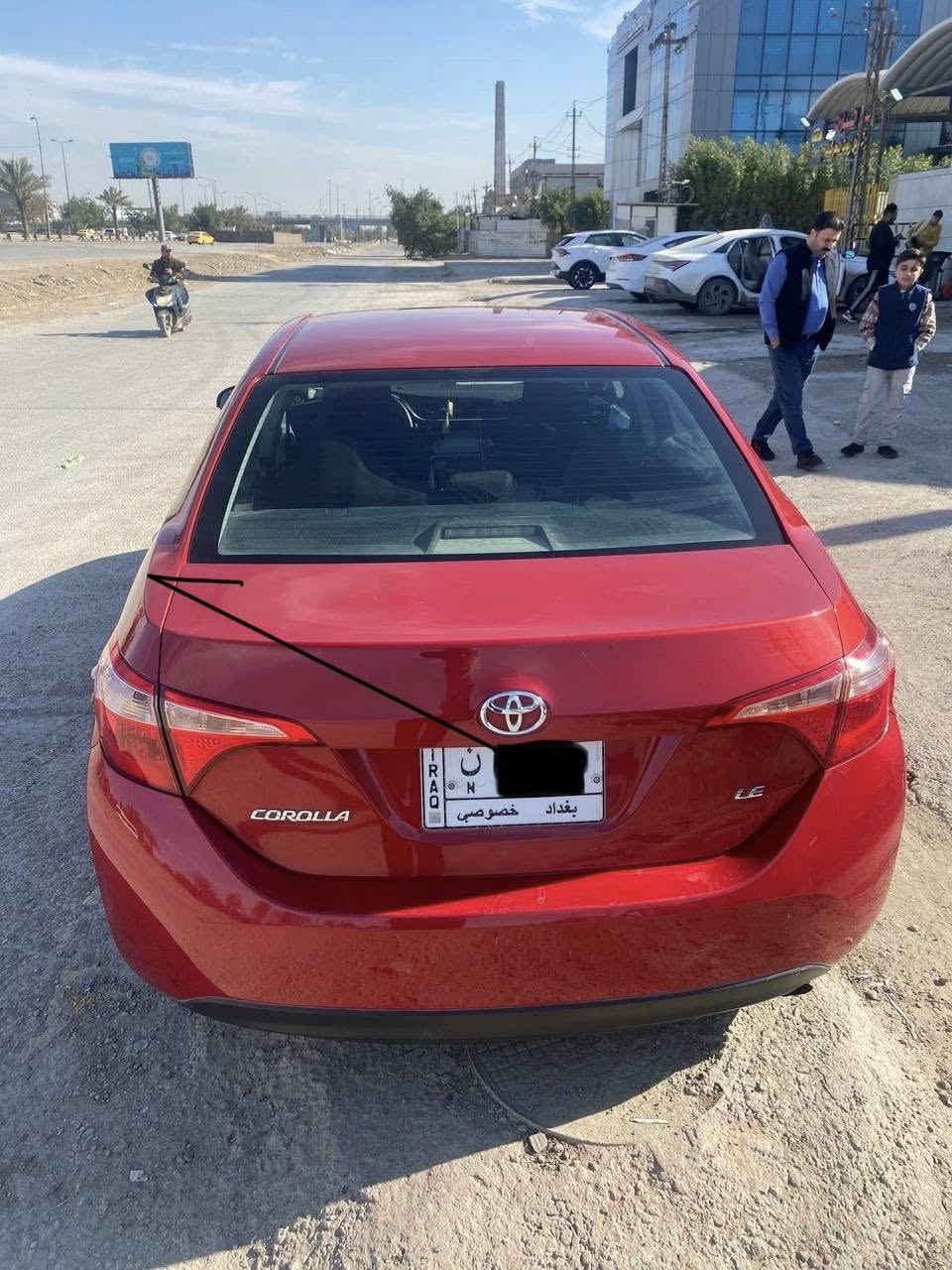 كورلا موديل 2018
محرك 1800 نوع le وارد امريكي  رقم بغداد ماشية81الف  حادثها سرقة في امريكا  وحادثها بالعراق مقدمة بداية البنيد فقط كما موضح بالصور السعر (131$) وبيها مجال مكانها بغداد الكرخ للاتصال
***********
