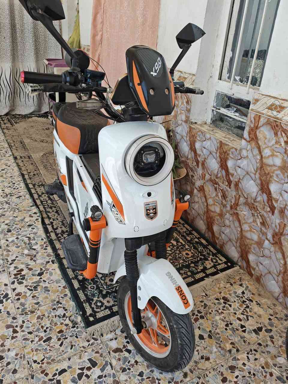 دراجه شحن X900 نضيفه كلش
مديل 2026 مستخدمه شهر واحد فقط 

السعر 600 وبيها مجال اشويه 

مكاني ذي قار كرمه بني سعيد 

مواصفاتها 

كلشي شغال بيها بصمه سويج كهربائيات كلها شغال

ملف 2000

اربع نمر 

اشايرها كلها شغاله

خمس بطاريات كلهن نضيفات ما بيها ايشي
شاحنتها الاصليه


**إذا كنت صاحب هذا الإعلان وتريد حذفه لأي سبب، رجاءا أرسل رسالة إلى الدعم الفني**