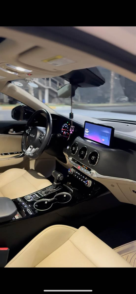 Kia stinger 2023 gt line
Sama3a harman kardon
2.5 Turbo 300HP
RWD
Brake System brembo
Panorama 
Radar 360
Light LED
Ambient light 
Full service 
1 parcha boyax 
*********** أربيل, العراق
