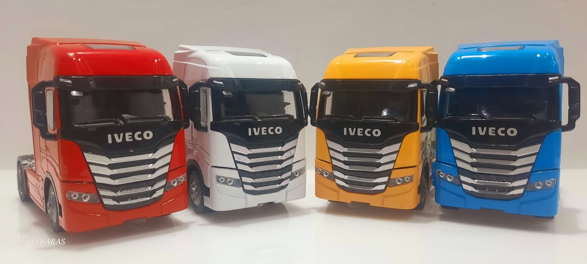 ✅️ متاح     
                 SCANIA  &   IVECO       
1 : 36
كابينة خامة معدن ممتازة 
نسخة طبق الأصل من السيارة الحقيقة 
إضائة فوانيس أمامية 
صوت موتور 
كابينة قلاب 
كاوتش متحرك 
مقاس  12  cm

#AUTOKARAS 

https://www.facebook.com/share/1H48MeTJXa/
👈 متاح موديلات بمقاسات وأسعار مختلفة


**إذا كنت صاحب هذا الإعلان وتريد حذفه لأي سبب، رجاءا أرسل رسالة إلى الدعم الفني**