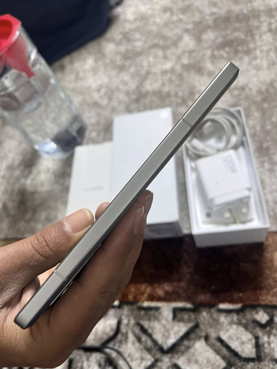 السلام عليكم شاومي14تي  bro الذاكرة تيرا نظافه فول كله بلادي شاحنه بلادي خالي كلشي ع البلاد اريده مراوس ويه ايفون 13 برو ماكس ذاكره 256 البطاريه ما تقل عن ال80 أو للبيع اذا ماكو ايفون


**إذا كنت صاحب هذا الإعلان وتريد حذفه لأي سبب، رجاءا أرسل رسالة إلى الدعم الفني**