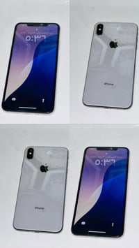 جهاز ايفون اكس ماكس للبيع نموذج m  ذاكرة 128  لون ابيض  لتواصل خاص او ...