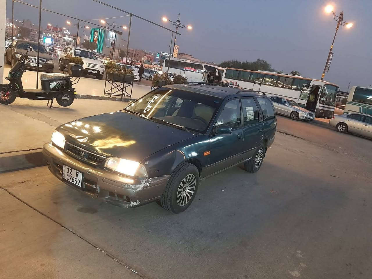 نيسان بريميرا ستيشن 1995  حجم. 20 
محرك شرط كير اوتوماتيك شرط 
طخم تاير جديد 
باتري جديد 
طخم امامي خلفي جديد 
رقم نينوى مسطره 
هزه جديده 
ستيرن بور 
قفل مركزي 
كهربائيات كلها شغاله شرط 
ويل كب طخم 
صبغ حزام 
السعر 34 
موصل حي الصديق 
***********
