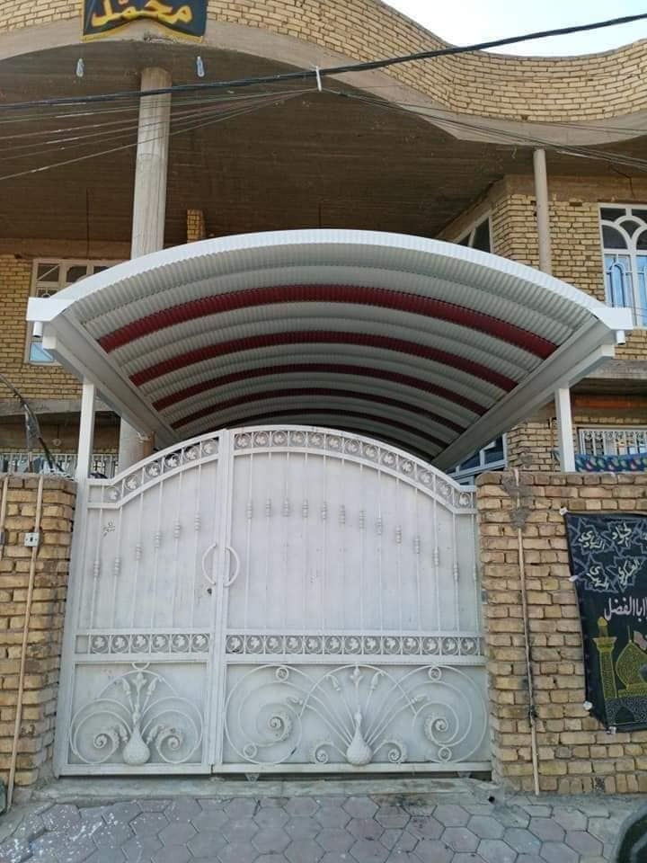 فن المظلات الحديثه 
              👈المواصفات👉
1. الكي سبان 0.5
2. الحديد بوري مربع3انج × 2 ملم
3. الصبغ اساس رادليت رصاصي 
4.صبغ الأوان السواقي حسب طلب الزبون 
5.  الكي سبان  16 لون حراري 
6. الكي سبان مقاوم لدرجات الحرار 
7 . جمع المواد تركي المنشئ
8. كل هذه المواصفات
الحمايه عن شعه الشمس ودرجات الحراره

*********** وتساب
