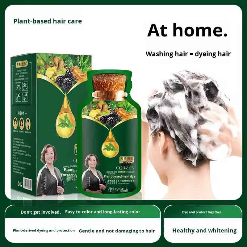 شامبو صبغة شعر نباتية من "CORZEN" مصممة لتلوين الشعر وحمايته.
تُعرف أيضاً باسم "شامبو صبغة الشعر الفقاعية النباتية". 

تستخدم مستخلصات نباتية مثل النوني والجينسنغ البري لصبغ الشعر وتغذيته. 

تتميز بسهولة الاستخدام في المنزل، حيث يتم وضعها على الشعر وتركها لمدة 30-40 دقيقة قبل الشطف. 

⚠️تحتوي العلبة على 10 اكياس 

1.الاسود 🤎2.بني غامق 🤎3.بني كستنائي 🤎4.القهوة 🤎5.توت احمر 

✔️شعر قصير: كيس واحد. 
✔️شعر متوسط: كيسان. 
✔️شعر طويل: 3 أكياس.
✔️15 مل/كيس

🚘يوجد خدمة توصيل لجميع محافظات العراق🚘للحجز والاستفسار خاص كربلاء, العراق


**إذا كنت صاحب هذا الإعلان وتريد حذفه لأي سبب، رجاءا أرسل رسالة إلى الدعم الفني**