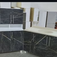 كاونتر خشب MDF • واجهات رخام • واسط الصويره