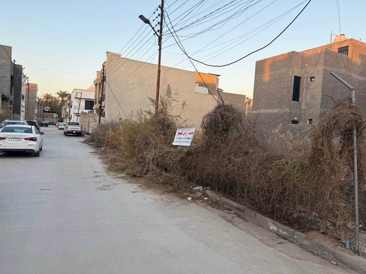 سلام عليكم 
قطعة ارض طابو زراعي سند ٢٥ بأسمي 
مساحة الارض ٧٥ متر الواجهة ٥ متر 
الموقع بغداد سبع ابكار مقابل الجامعة العراقية 
المنطقة كاملة الخدمات 
ماء 
كهرباء 
مجاري 
تبليط 
ارصفة 
خدمات كاملة 
السعر ١١٠ مليون 
*********** بغداد, العراق
