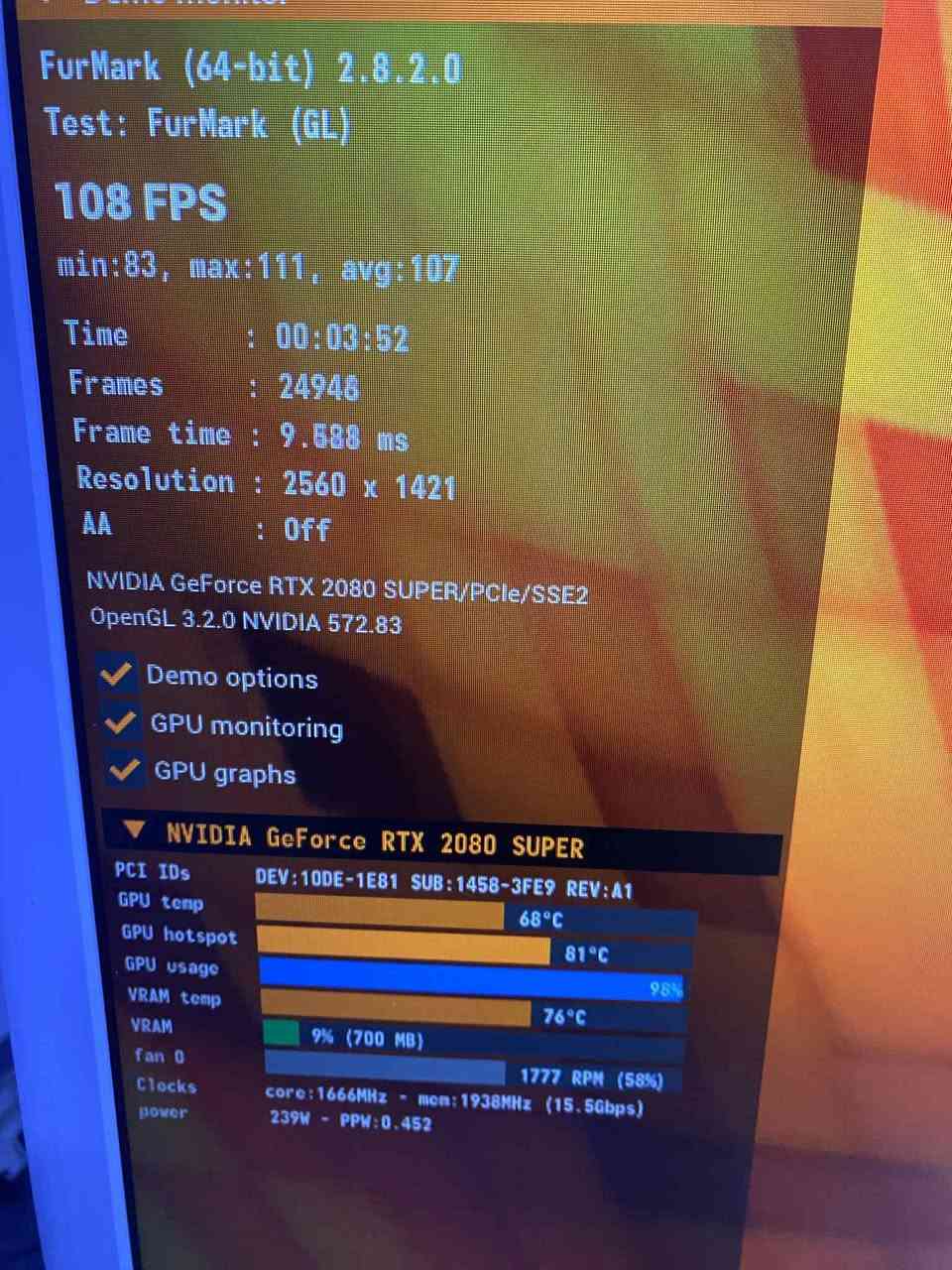 كارت RTX2080 super 
للبيع


**إذا كنت صاحب هذا الإعلان وتريد حذفه لأي سبب، رجاءا أرسل رسالة إلى الدعم الفني**