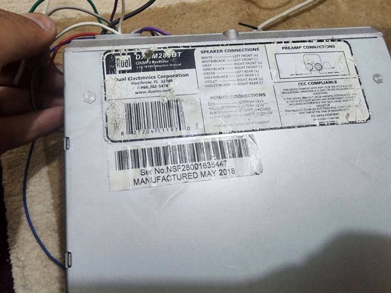 متوفر
مسجل Dualطابقين
مواصفات
بلوتوث
فلاش
سيدي
اواكس
راديو
جهاز مال تفصيخ 
السعر 50الف
نضافة 100% 
العنوان
كربلاء 
متوفر توصيل لكل محافضات العراق 
وبااسرع وقت
*********** واتساب
