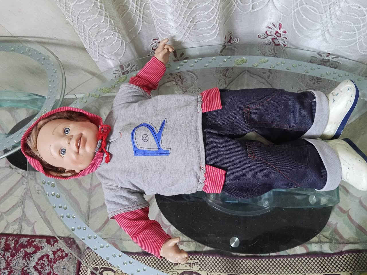 بيبي ملامح حقيقية بحجم كبير ومميز جداً 👶💖

📏 الطول: 65 سم — حجم واضح وجذاب
✨ ملامح واقعية وتصميم لطيف
👕 ملابس كاملة (هودي + جينز) ستايل حلو
🎁 مناسبة كهدية أو للديكور

💥 قطعة ملفتة للنظر وتخطف الانتباه من أول نظرة

🚚 يتوفر توصيل بغداد والمحافظات


**إذا كنت صاحب هذا الإعلان وتريد حذفه لأي سبب، رجاءا أرسل رسالة إلى الدعم الفني**