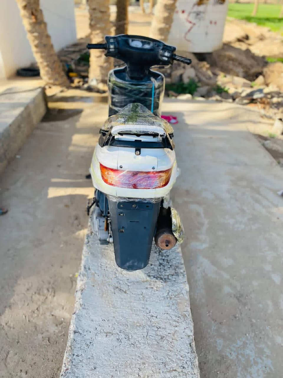 السلام عليكم.
للبيع دراجه فراشه (((مامفتوحه))) مكينه جديده ونظيفه هورن گلوب گهربائيات كله شغاله نگرة سلف وهندر  كفرات بلادي دراجه كله بلادي ورمبه صارله 5اشهر من أخذته للاستفسار على هذا رقم (***********)
