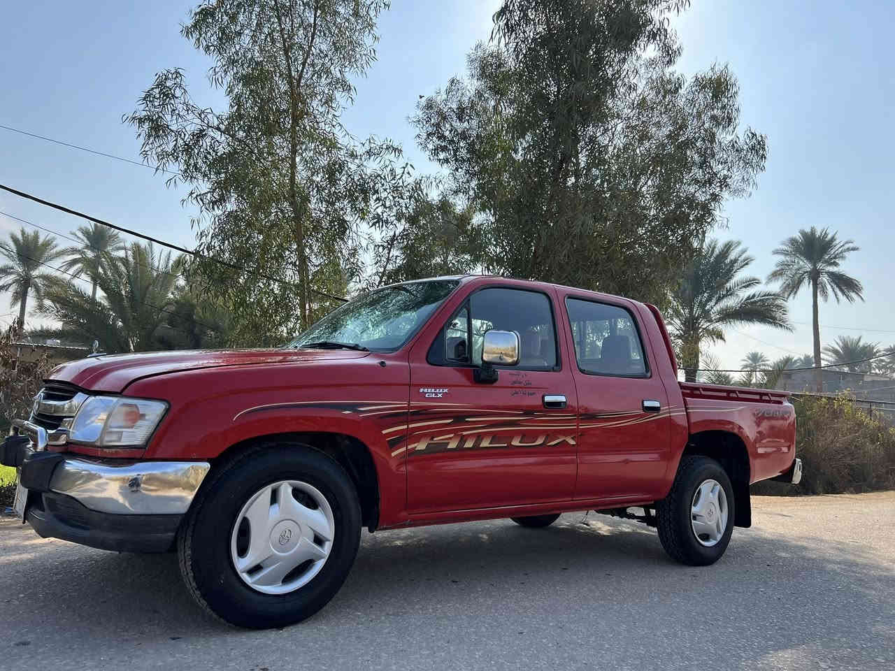 للبيع هايلوكس موديل 2005مكفوله كفاله عامه من كلشي رقم ذيقار فول مواصفات منفصل داخل احمر جاهزه السعر 140 وبيها مجال.   ***********مكان كربلاء المقدسه
