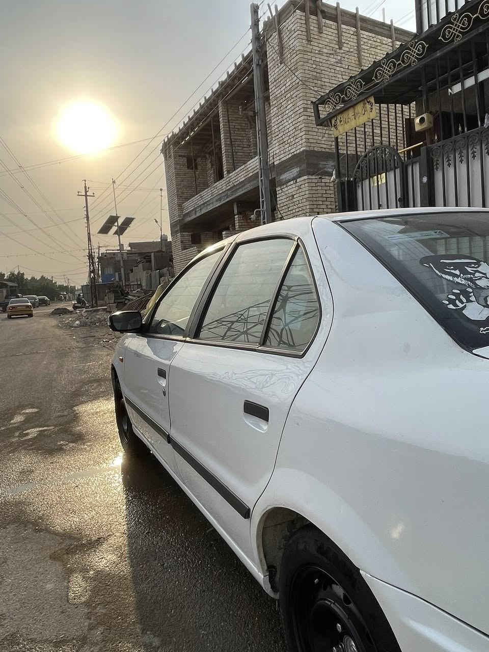 سلام عليكم سمند 2012 رقم بغداد إنجليزي
‏سيارة جديدة على وضع الشركة جاهزة من كل شيء 
‏ما ناقصها برغي كلها شغالة تبريد ثلج 
‏تخم تاير جاهزة من كل شيء السيارة 
‏سيارة مال جنا مكاني بغداد الاستفسا
***********
