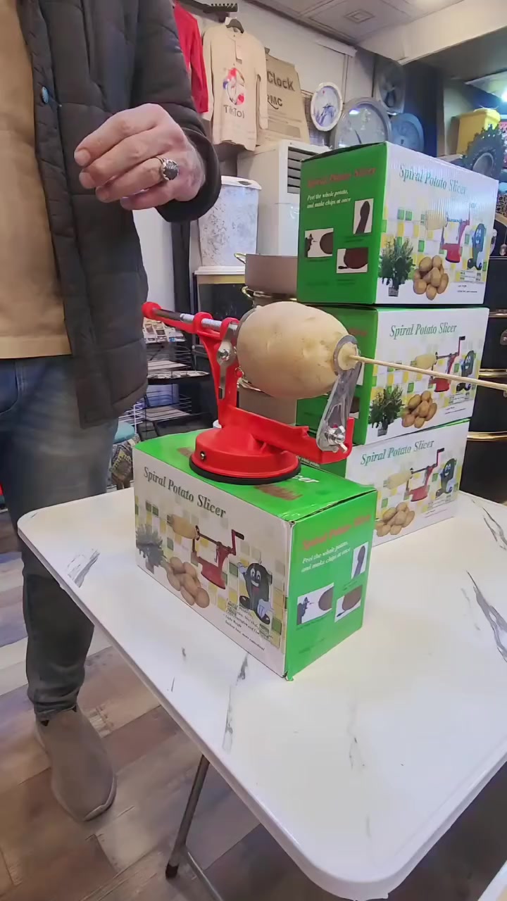 🔥 عشاق البطاطا الحلزونية!
وصل الآن جهاز البطاطا الحلزونية الأصلي 🍟
حوّل البطاطا العادية إلى بطاطا حلزونية مثل المطاعم بسهولة!
✅ نوعية أصلية
✅ وزن ثقيل ومتين
✅ سهل الاستخدام والتنظيف
💰 السعر: 18,000 دينار فقط
🚚 توصيل مجاني
📞 للطلب والاستفسار:
***********
***********
📍 العنوان: الحلة – مقابل دائرة صحة بابل
#بطاطا_حلزونية
#ادوات_مطبخ
#عروض
#الحلة
#بابل
#العراق
